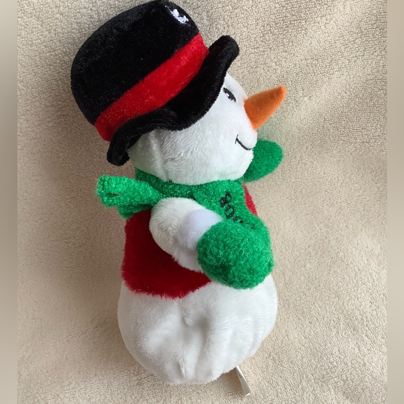 Sears Exclusive 2008 Holiday Plush Snowball Snowman Stuffed Animal Toy - Picture 5 of 12